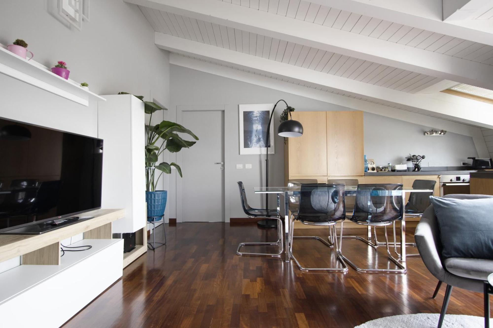 米兰Penthouse With Patio & 2 Baths, 10 Min To Duomo公寓 外观 照片