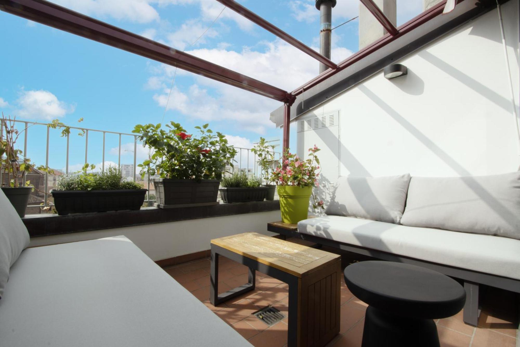 米兰Penthouse With Patio & 2 Baths, 10 Min To Duomo公寓 外观 照片